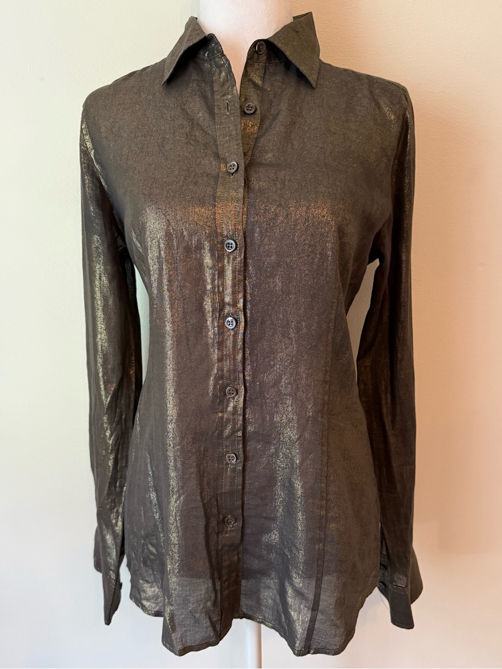 J. Crew Bronze Button Down